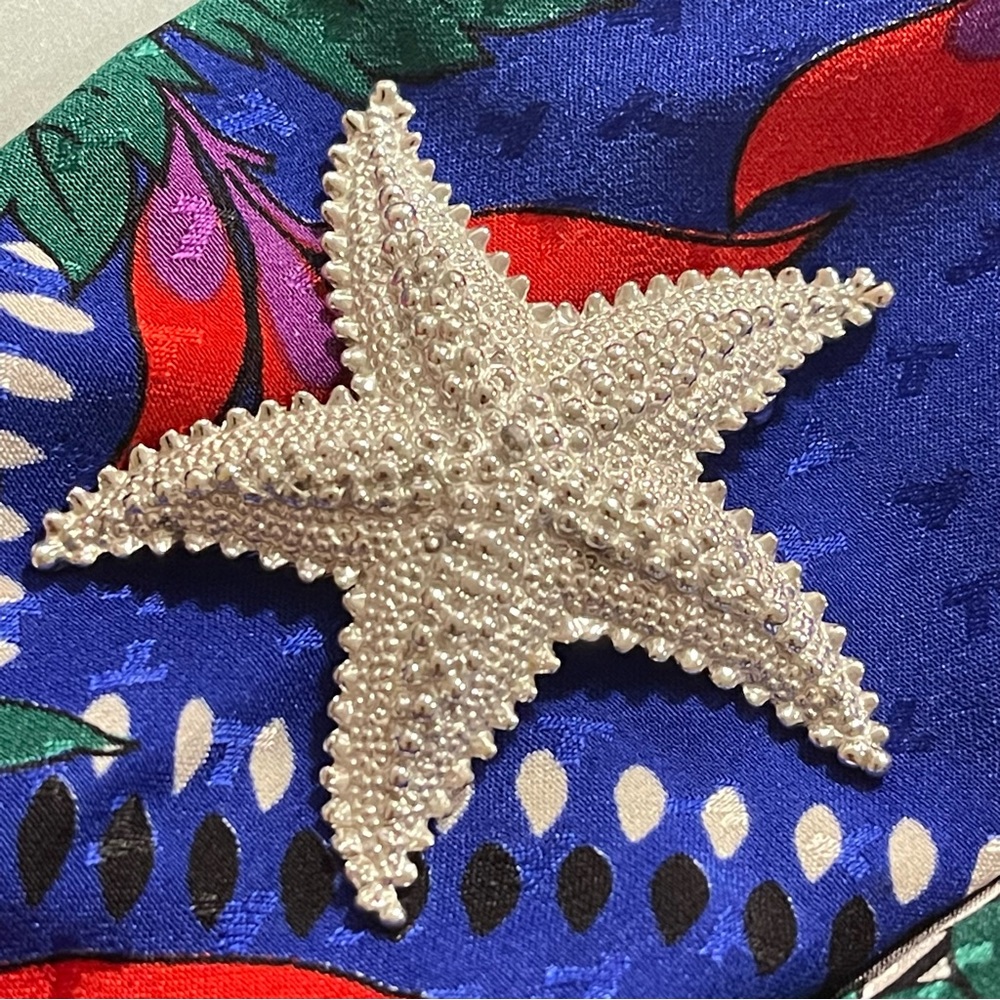 ✨Stunning Vintage Silver Starfish Brooch